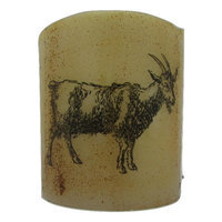 Starhollowcandleco Goat Graphic Flameless Candle Size: Votive