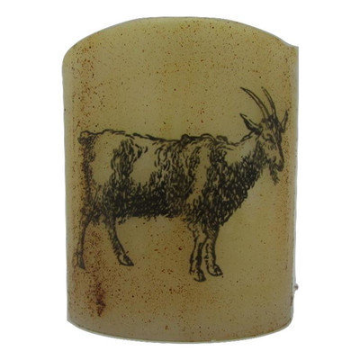 Starhollowcandleco Goat Graphic Flameless Candle Size: Votive