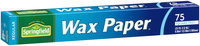 Springfield® Regular Wax Paper 75 sq. ft. Box