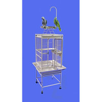 A & E Cage Co Small Play Top Bird Cage Color: Stainless Steel