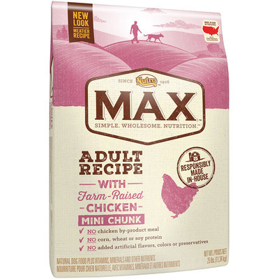 Nutro™ Max™ Adult Recipe with Farm-Raised Chicken Mini Chunk Dog Food 25 lb. Bag
