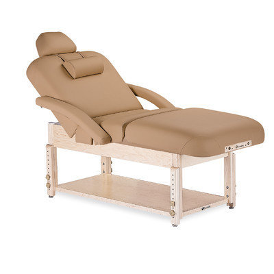 Earthlite Sedona Stationary Salon Table with Shelf Color: Mountain Mist