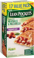 Lean Pockets Italian Style Meatballs & Mozzarella 17 ct Box