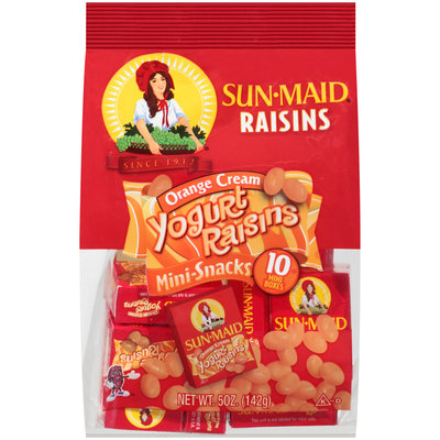 Sun-Maid® Mini-Snacks® Orange Cream Yogurt Raisins 10 ct Boxes