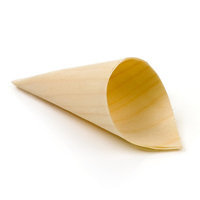 Restaurantware Pinewood Cone (200 Count) Size: Small