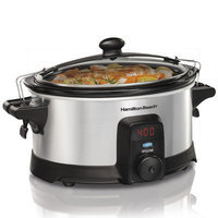 Hamilton Beach 6 -Quart Stay or Go IntelliTime Slow Cooker
