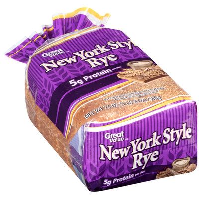 Great Value™ New York Style Rye Bread 24 oz. Loaf