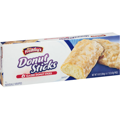 Mrs. Freshley's® Glazed Donut Sticks 6-1.7 oz. Wrapper