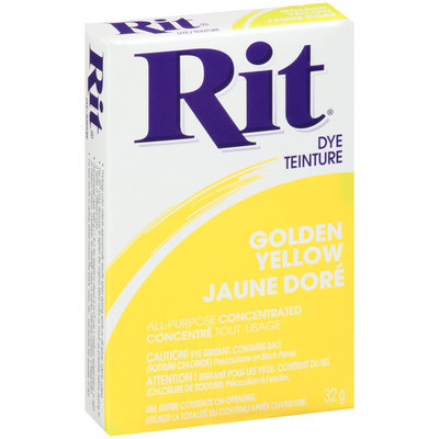 Rit® Golden Yellow All-Purpose Concentrated Dye 32g Box