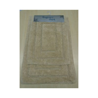 Am Home Textiles Race Track 2 Piece Bath Mat Set, Beige