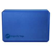 Dragonfly 4-in. Premium Striped Foam Yoga Block