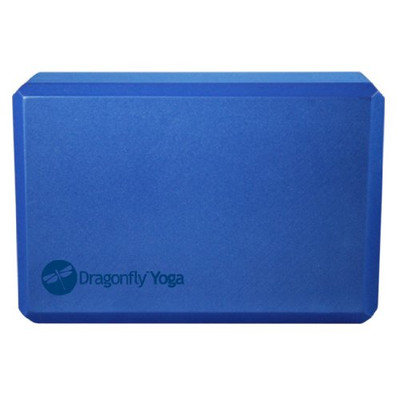 Dragonfly 4-in. Premium Striped Foam Yoga Block