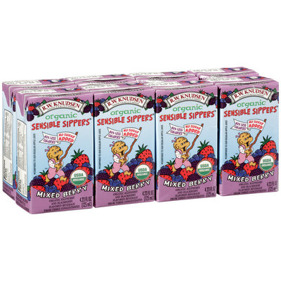 R.W. Knudsen Organic Sensible Sippers™ Mixed Berry Beverage 6-4.23 oz Aseptic Cartons