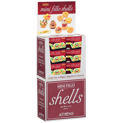 Athens® Mini Fillo Shells 60 ct Corrugated Display