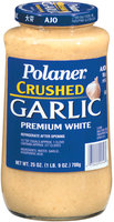 Polaner Crushed Premium White Garlic 25 Oz Jar