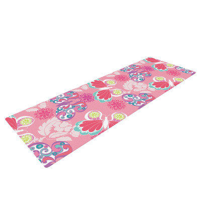 Kess Inhouse Baroque Butterflies by Anneline Sophia Yoga Mat