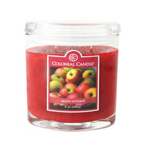 Colonial Candle 8-Ounce Scented Oval Jar Candle, Apple Orchard