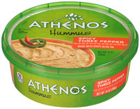 Athenos Spicy Three Pepper Hummus 14 oz. Tub