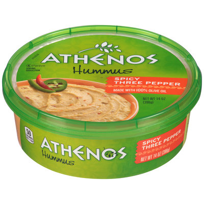 Athenos Spicy Three Pepper Hummus 14 oz. Tub