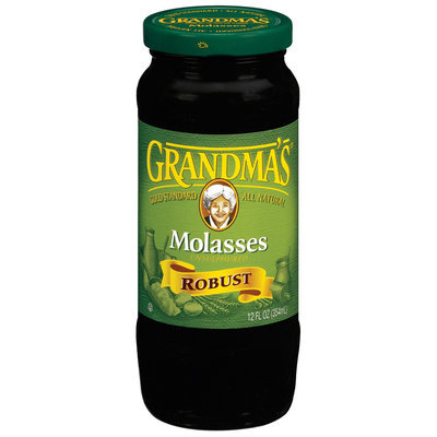 Grandma's Unsulphured Robust Molasses 12 Oz Jar
