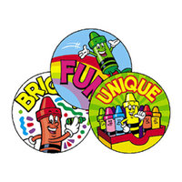 TREND ENTERPRISES INC. T-83416 STINKY STICKERS CREATIVE CRAYONS