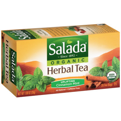 Salada® Uplifting Cinnamon Mint Organic Herbal Tea 1.00 oz. Box