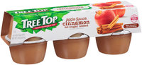Tree Top® No Sugar Added Cinnamon Apple Sauce 6-4 oz. Cups
