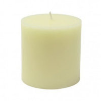 Zest Candle CPZ16912 3 x 3 in. Ivory Pillar Candles 12pcsCase Bulk