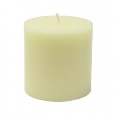 Zest Candle CPZ16912 3 x 3 in. Ivory Pillar Candles 12pcsCase Bulk