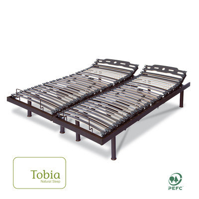 Tobia Natural Sleep Premium Electric T Motion Bed with Massage, Bluetooth and Wireless Remote Size: 24.5