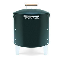 Brinkmann 810-5030-6 Cook N Carry Charcoal Grill- Black