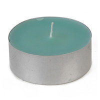 Zest Candle Mega Oversized Tin Tealight Color: Aqua, Quantity: Set of 144