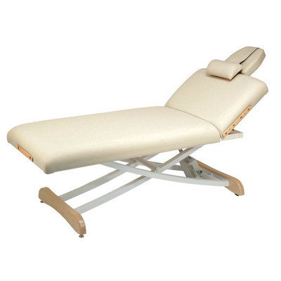 Customcraftworks Elegance Lift Back Electric Massage Table Color: Buff