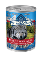 THE BLUE BUFFALO CO. BLUE™ Wilderness® Snake River Grill™ with Trout, Venison & Rabbit Grain-Free Wet Dog Food