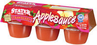 Stater Bros. Strawberry 4 Oz Applesauce 6 Pk Cup