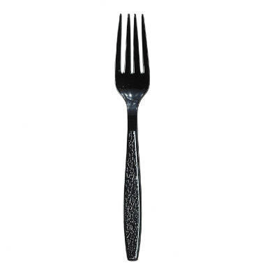 SOLO Extra-Heavyweight Polystyrene Forks, Black, 1000 Per Case SCC GDR5FK