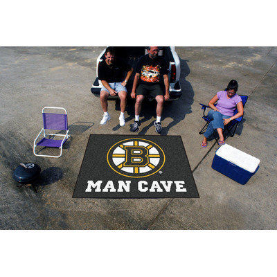 Sls Mats Fan Mats FAN-14396 Boston Bruins NHL Man Cave Tailgater Floor Mat - 60in x 72in