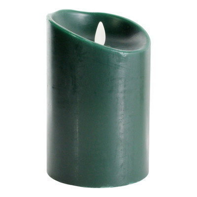 Luminara Flameless Green Candle with Timer
