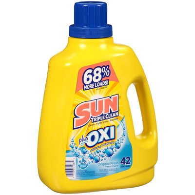 Sun® Oxi Original Fresh Laundry Detergent 42 Loads 75 Fl Oz Plastic Jug