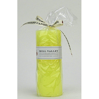 Mill Valley Candleworks Meyer Lemon Scented Pillar Candle Size: 5