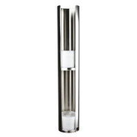 San Jamar Wall-Mount Lid Dispenser, Stainless Steel