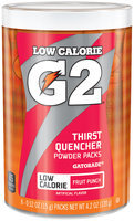 Gatorade® G2® Fruit Punch Low Calorie Thirst Quencher Powder Packs 8 ct Canister