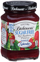 Dickinson's® Sugar Free Red Raspberry Preserves 8 oz. Jar