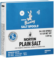Morton® Plain Bunny Salt Spools® 24-3 oz. Spools
