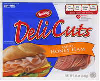 Buddig™ Deli Cuts Baked Honey Ham 12 oz. ZIP-PAK®