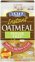 Starter Bros® Instant Oatmeal Sugar Free Maple & Brwon Sugar 8 ct 0.98 Packets