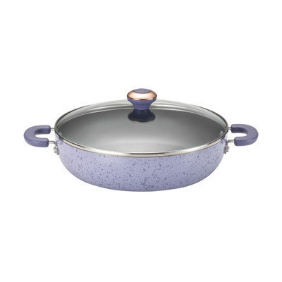 Paula Deen 12-in. Nonstick Signature Porcelain Everything Pan, Lavender Speckle
