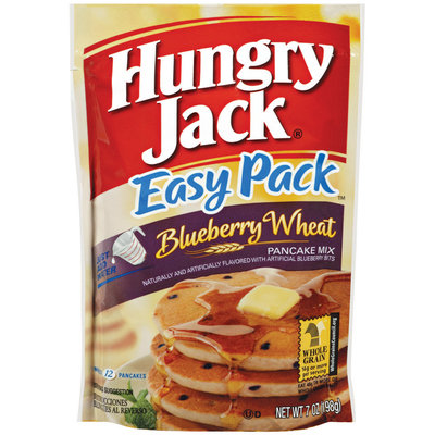 Hungry Jack Easy Pack™ Blueberry Wheat Pancake Mix 7 oz Pouch