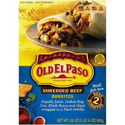 Old El Paso® Shredded Beef Burritos