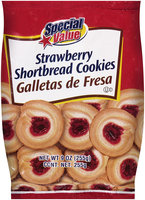 Special Value® Shortbread Cookies Strawberry 10 oz. Bag